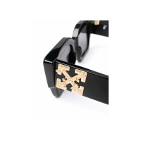 OFF-WHITE Catalina Rectangular Frame Sunglasses Black/Dark Grey/Gold (OERI003Y21PLA0011007 / OERI003C99PLA0011007)