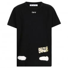 OFF-WHITE Diag Spray Tee Black