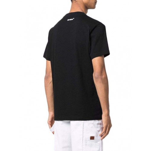 Оригинальный шмот OFF-WHITE Monalisa Slim S/S Tee Black/Blue