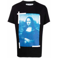 OFF-WHITE Monalisa Slim S/S Tee Black/Blue
