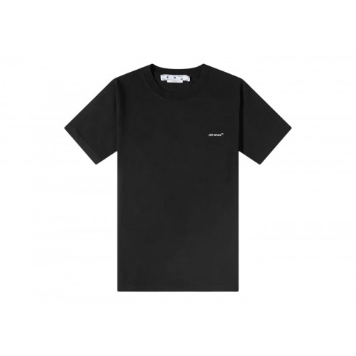 Оригинальный шмот OFF-WHITE For All Slim Tee Black/White