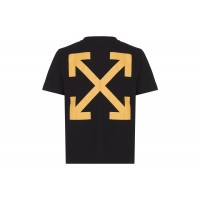 OFF-WHITE Arrow Caravaggio St. Fran Skate Slim Tee Black/Yellow/Multi