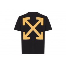 OFF-WHITE Arrow Caravaggio St. Fran Skate Slim Tee Black/Yellow/Multi