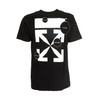 OFF-WHITE Slim Fit Cut Here Arrows T-shirt Black