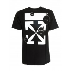 OFF-WHITE Slim Fit Cut Here Arrows T-shirt Black