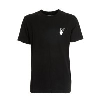 OFF-WHITE Slim Fit Cut Here Arrows T-shirt Black
