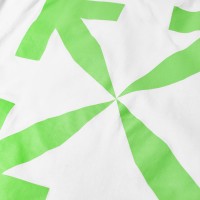 OFF-WHITE Slim Fit Pascal FOR EVER Painting T-Shirt White Green