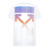 OFF-WHITE Degrade Arrows Short Sleeve T-Shirt White Multi