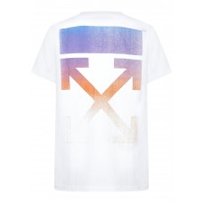 OFF-WHITE Degrade Arrows Short Sleeve T-Shirt White Multi