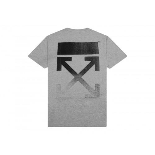 Оригинальный шмот OFF-WHITE Slim Fit Degrade Arrows T-Shirt Grey/Black