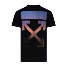 OFF-WHITE Slim Fit Degrade Arrows T-Shirt Black Multi