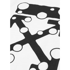 OFF-WHITE Bubble Arrows Slim Fit T-Shirt White/Black
