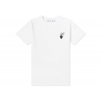 OFF-WHITE Bubble Arrows Slim Fit T-Shirt White/Black