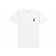 OFF-WHITE Bubble Arrows Slim Fit T-Shirt White/Black