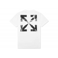 OFF-WHITE Slim Fit Caravaggio Saint Jerome Writing Arrows T-Shirt White