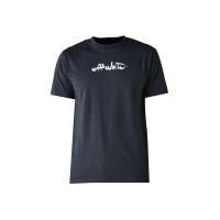 OFF-WHITE Paint Arrow Slim S/S T-shirt Outerspace/White