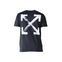 OFF-WHITE Paint Arrow Slim S/S T-shirt Outerspace/White