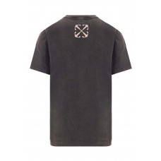 OFF-WHITE S.Matthew Tee Black