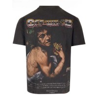 OFF-WHITE Logo-Print Cotton T-shirt Black