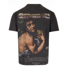 OFF-WHITE Logo-Print Cotton T-shirt Black