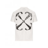 Off-White Scratch Arrow T-Shirt White