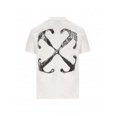 Off-White Scratch Arrow T-Shirt White