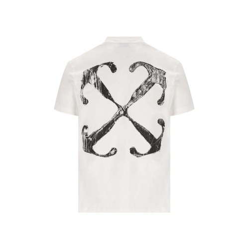 Оригинальный шмот Off-White Scratch Arrow T-Shirt White