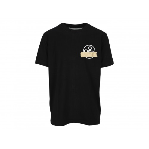 Оригинальный шмот OFF-WHITE Slim Fit Tape Arrows T-Shirt Black/Beige