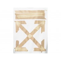 OFF-WHITE Slim Fit Tape Arrows T-Shirt White/Beige