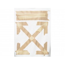 OFF-WHITE Slim Fit Tape Arrows T-Shirt White/Beige