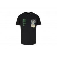 OFF-WHITE Slim Fit Pascal Painting T-Shirt Black