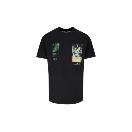 Оригинальный шмот OFF-WHITE Slim Fit Pascal Painting T-Shirt Black