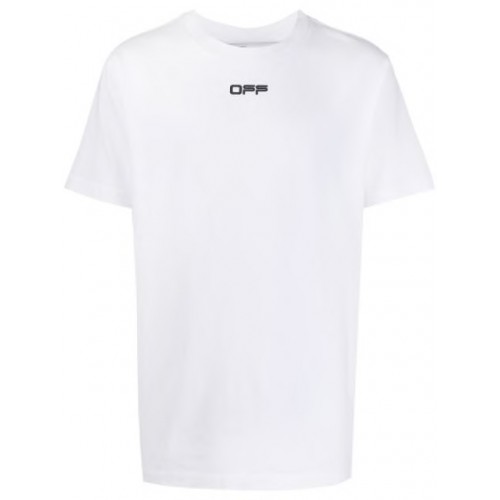 Оригинальный шмот OFF-WHITE Slim Fit Airport Tape Print T-Shirt White