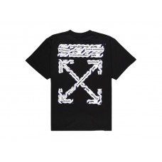 OFF-WHITE Slim Fit Airport Tape T-Shirt Black