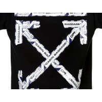 OFF-WHITE Slim Fit Airport Tape T-Shirt Black