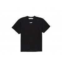 OFF-WHITE Slim Fit Airport Tape T-Shirt Black