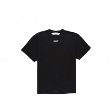 OFF-WHITE Slim Fit Airport Tape T-Shirt Black