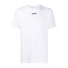 OFF-WHITE Slim Fit Caravaggio Square T-Shirt White Black