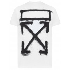 OFF-WHITE Spray Print T-shirt White