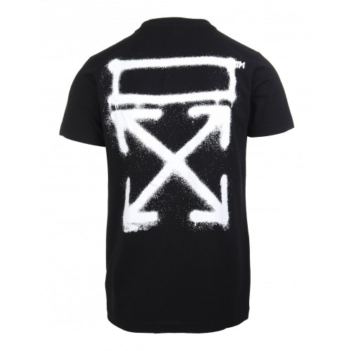 Оригинальный шмот OFF-WHITE Spray Print T-shirt Black