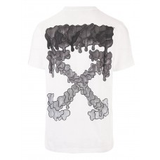 OFF-WHITE Spray Marker T-shirt White Black