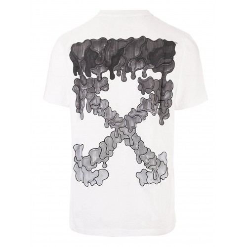 Оригинальный шмот OFF-WHITE Spray Marker T-shirt White Black