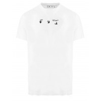 OFF-WHITE Spray Marker T-shirt White Black