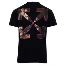 OFF-WHITE Slim Fit Caravaggio Painting T-shirt Black