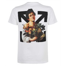 OFF-WHITE Slim Fit Caravaggio Boy T-shirt White