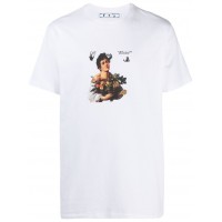 OFF-WHITE Slim Fit Caravaggio Boy T-shirt White