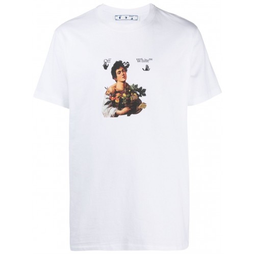 Оригинальный шмот OFF-WHITE Caravaggio Boy T-shirt White/Black