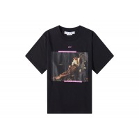 OFF-WHITE Arrow Caravaggio St Fran Slim Tee Black/Multi