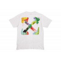 OFF-WHITE Brush Arrows Slim Skate S/S Tee White/Multi