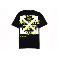 OFF-WHITE Opposite Arrows S/S Tee Black/Yellow